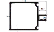 Aluminum extruded curtain wall