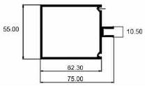 Aluminum extruded curtain wall