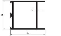 Aluminum extruded door top