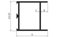 Aluminum extruded door bottom